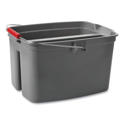 Image showing  17 qt. Double Utility Pail, Gray