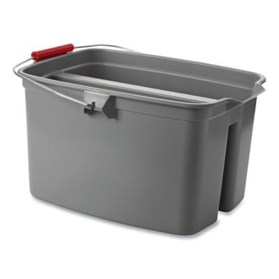 Image showing  17 qt. Double Utility Pail, Gray