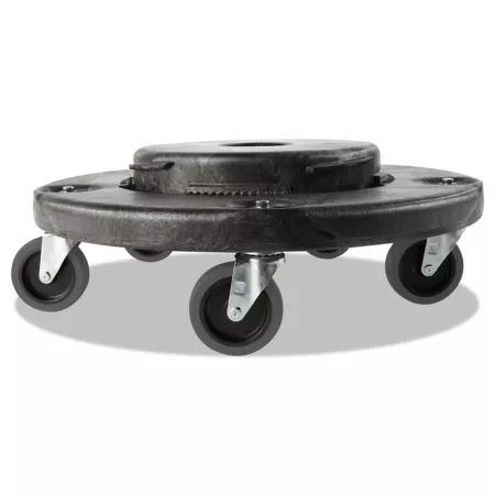 Rubbermaid Brute Quiet Dolly 250 lb Capacity 18.25 in x 6.63 in Black Wheel Dollies