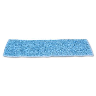 Rubbermaid Economy Wet Mopping Pad, Microfiber, 18 in., Blue, 12 pk.