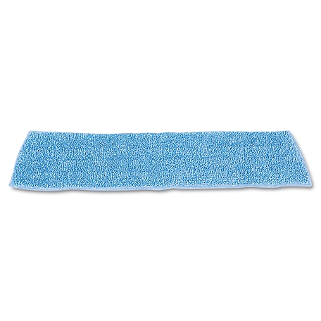 Rubbermaid Economy Wet Mopping Pad, Microfiber, 18 in., Blue, 12 pk.