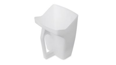 2- White Co-Rect Plastic Scoop 64-Ounce Pack