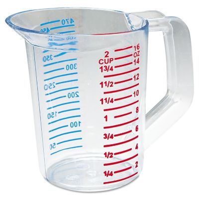 Rubbermaid Bouncer Measuring Cup, Clear, 1 pt., Polycarbonate