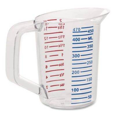 Image showing  Bouncer Measuring Cup, Clear, 1 pt., Polycarbonate