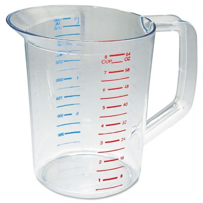 Rubbermaid Bouncer Measuring Cup, Clear, 2 qt., Polycarbonate