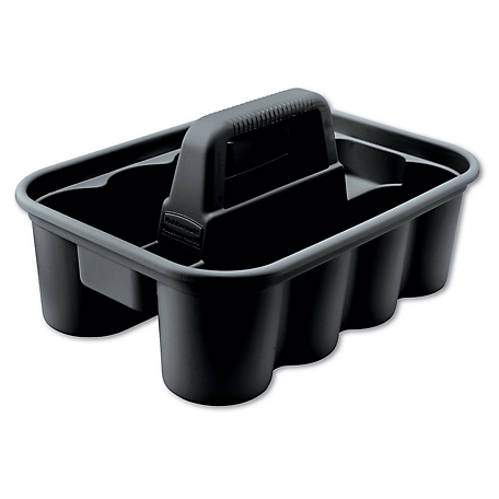 Rubbermaid Deluxe Carry Caddy, 8-Compartment, 15 in. x 7.4 in., Black
