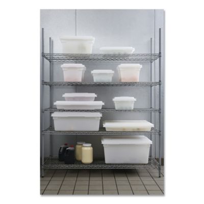 Image showing  2 gal. Food/Tote Box, White
