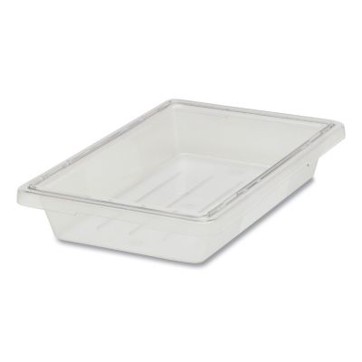 Rubbermaid Food/Tote Boxes, 5 gal., 12 in. x 18 in. x 9 in., Clear