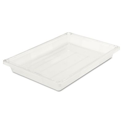 Rubbermaid Food/Tote Boxes, 5 gal., 26 in. x 18 in. x 3-1/2 in., Clear -  FG330600CLR
