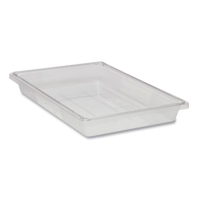 Image showing  Commercial Food/Tote Boxes, 5 gal., 26 x 18 x 3-1/2 in., Clear