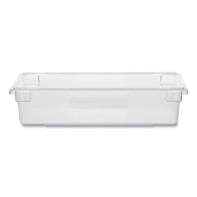 Rubbermaid Food/Tote Boxes, 8.5 gal., 26 in. x 18 in. x 6 in., Clear