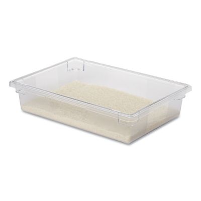 Image showing  Food/Tote Boxes, 8.5 gal., 26 in. x 18 in. x 6 in., Clear