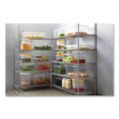 Image showing  Food/Tote Boxes, 8.5 gal., 26 in. x 18 in. x 6 in., Clear