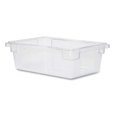 Image showing  Commercial Food/Tote Boxes, 3.5 gal., 18 in. x 12 in. x 6 in., Clear