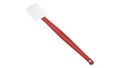 Image showing  High-Heat Cook's Scraper, Red/White, 9.5 in.