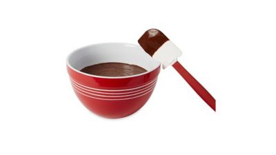 Image showing  High-Heat Cook's Scraper, Red/White, 16.5 in.