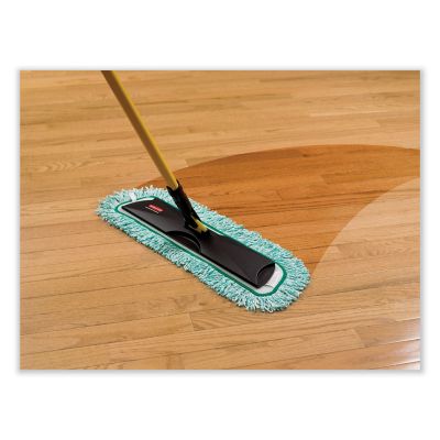 Image showing 5 th HYGEN Dust Mop Heads with Fringe, Green, 48 in.