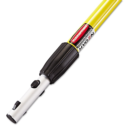 HYGEN Quick-Connect Extension Mop Handle, 48-72 in., Yellow/Black