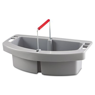 Rubbermaid Maid Caddy, 2-Compartment, 16 in. x 9 in. x 5 in., Gray