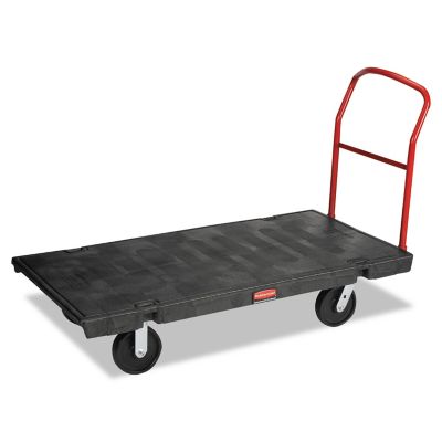 Rubbermaid 2,000 lb. Capacity Heavy-Duty Platform Truck, Black -  FG447100BLA