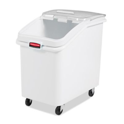 Image showing  Commercial Prosave Mobile Ingredient Bin, White, 4.1 cu. ft.