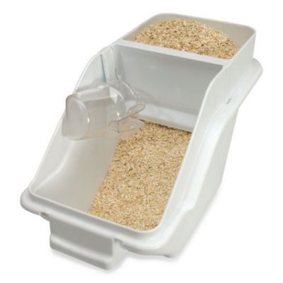 Image showing  Commercial Prosave Shelf Ingredient Bin, 5.4 gal., 11-1/2 x 23-1/2 x 16-7/8 in., White