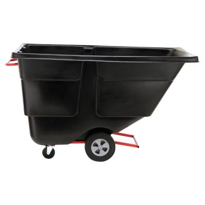 Image showing  202 gal. Roto-Molded Plastic Tilt Truck with 850 lb. Capacity, Black