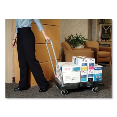 Image showing  500 lb. Capacity 4-Wheel Triple Trolley, 20.5 in. x 32.5 in. x 7 in., Black