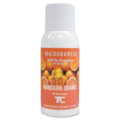 Rubbermaid Microburst 3000 Refills, Mandarin Orange, 2 oz., 12 ct.