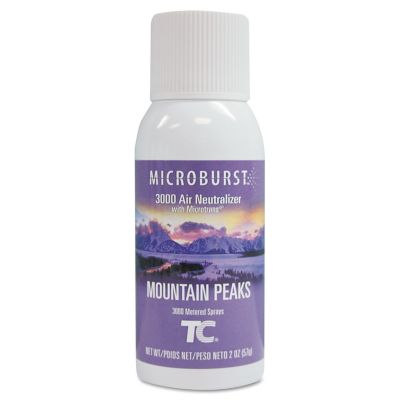 Rubbermaid Microburst 3000 Refills, Mountain Peaks, 2 oz., 12 ct.