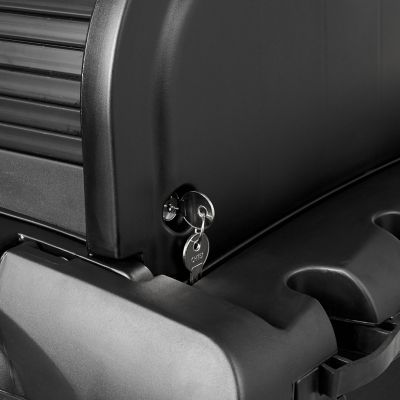 Image showing 5 th Rubbermaid Executive High Security Janitorial Cleaning Cart, Black