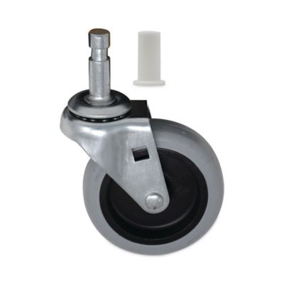 Image showing  3 in. Mop Bucket and Wringer Replacement Caster, Gray/Silver