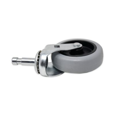 Image showing  3 in. Mop Bucket and Wringer Replacement Caster, Gray/Silver