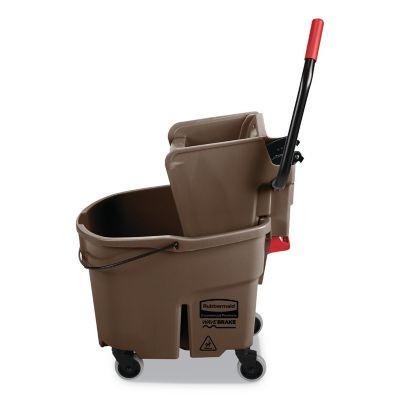 Image showing  35 qt. WaveBrake 2.0 Mop Bucket with Wringer Combo, Side-Press, Brown, Plastic