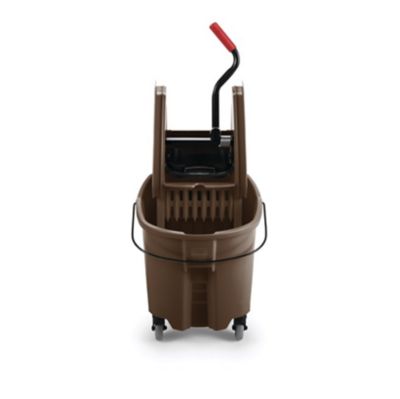 Image showing  35 qt. WaveBrake 2.0 Mop Bucket with Wringer Combo, Down-Press, Brown, Plastic