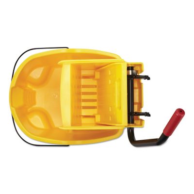 Image showing  26 qt. WaveBrake 2.0 Mop Bucket with Wringer Combo, Side-Press, Yellow, Plastic