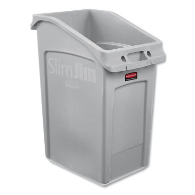 Rubbermaid 23 gal. Slim Jim Under-Counter Container, Gray, Polyethylene