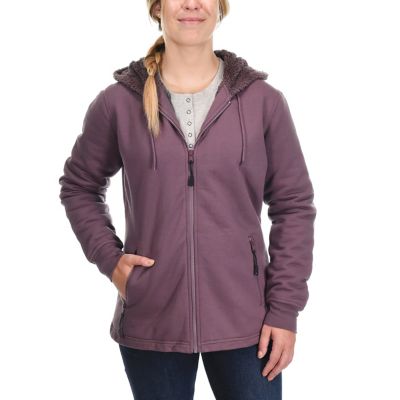 Ridgecut Women's Sherpa-Lined Fleece Sweatshirt