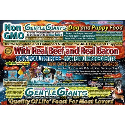 Image showing  All Life Stages Natural NON-GMO Beef and Bacon Recipe Dry Dog Food, 24 lb. Bag