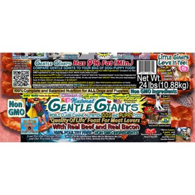 Image showing  All Life Stages Natural NON-GMO Beef and Bacon Recipe Dry Dog Food, 24 lb. Bag