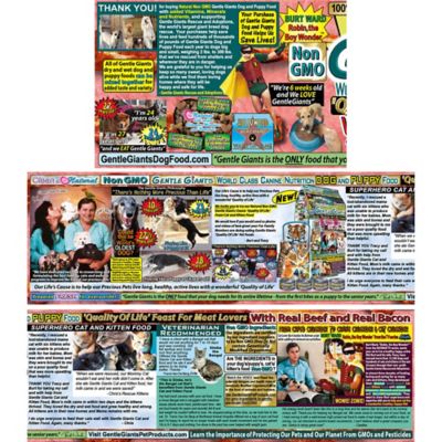 Image showing 7 th Gentle Giants All Life Stages Natural NON-GMO Beef and Bacon Recipe Dry Dog Food, 24 lb. Bag