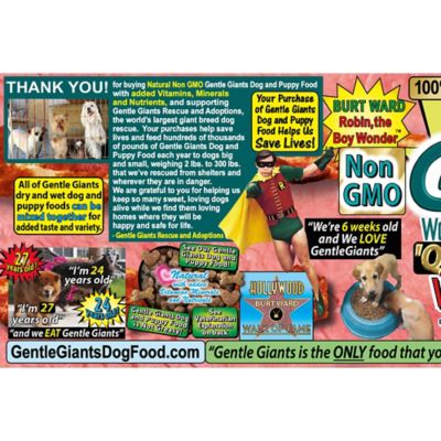 Image showing 8 th Gentle Giants All Life Stages Natural NON-GMO Beef and Bacon Recipe Dry Dog Food, 24 lb. Bag