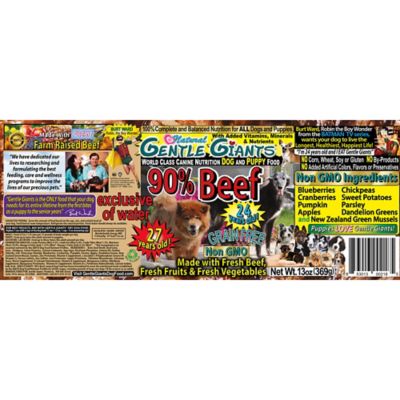 Image showing  All Life Stages Natural Non-GMO Beef Pate Wet Dog Food, 13 oz., 12 pk.