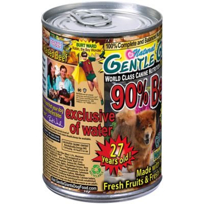 Image showing 6 th Gentle Giants All Life Stages Natural Non-GMO Beef Pate Wet Dog Food, 13 oz., 12 pk.