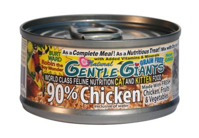 Gentle Giants All Life Stages Chicken Pate Wet Cat Food, 3 oz. Can, Pack of 24