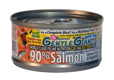 Gentle Giants All Life Stages Salmon Pate Wet Cat Food, 3 oz. Can, Pack of 24