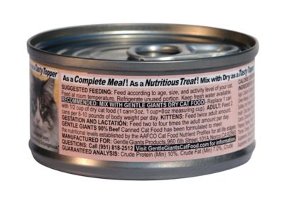 Image showing  All Life Stages Beef Pate Wet Cat Food, 3 oz., Pack of 24 Cans