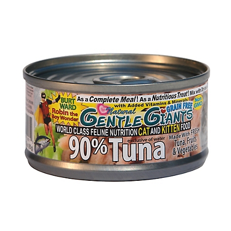 Gentle Giants All Life Stages Non-GMO Tuna Pate Wet Cat Food, 3 oz. Can, Pack of 24