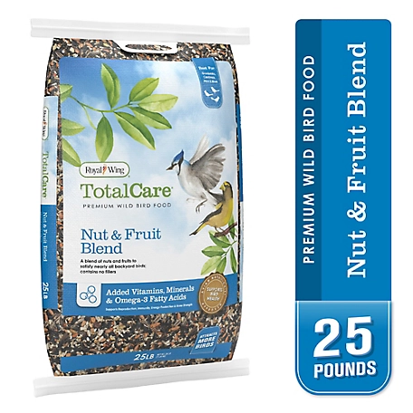 Royal Wing Total Care Nut and Fruit Wild Bird Food, 25 lb.