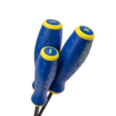 Image showing 4 th Estwing 6 pc. Phillips and Slotted Magnetic Diamond Tip Screwdriver Set